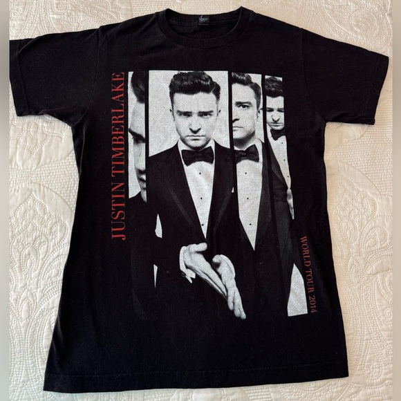 Justin Timberlake 2014 World Tour concert t-shirt - size S - like new - Picture 1 of 2